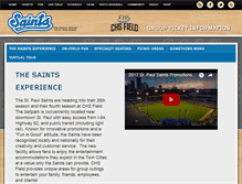 Tablet Screenshot of groups.saintsbaseball.com